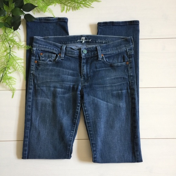 7 For All Mankind Denim - 7 For All Mankind Straight Leg Jeans
